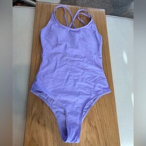 Light Purple Shein One Piece Swimsuit S Small NWOT
